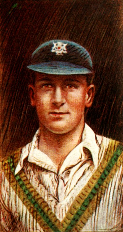 H. Larwood Notts, 1928. by Unbekannt
