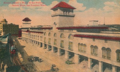 Havana: San Francisco Gümrük ve Rıhtımı. Özel Ev, San Francisco Rıhtımı, Küba, c1910 by Unbekannt