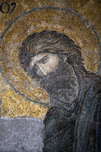 Ayasofya Deesis mozaiği - Vaftizci Yahya İstanbul Turquie by Unbekannt
