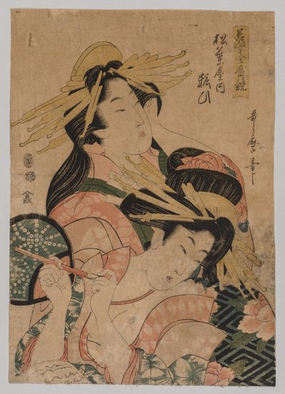 İki Fahişenin Yarım Boy Portresi, 1753-1806. by Unbekannt