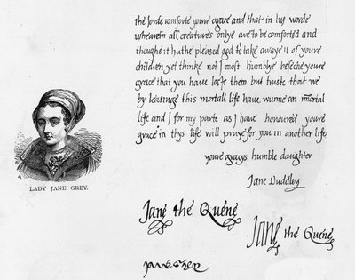 Kraliçe olarak Lady Jane Gray