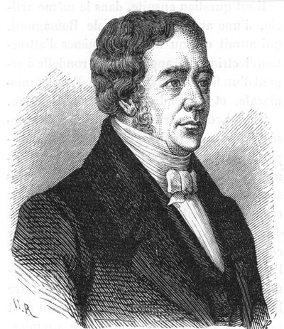 Hans Christian Oersted, Danimarkalı fizikçi, [c1870] by Unbekannt