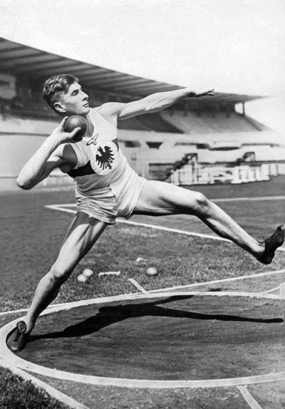 Hans Heinrich Sievert, Alman atlet, 1936 by Unbekannt