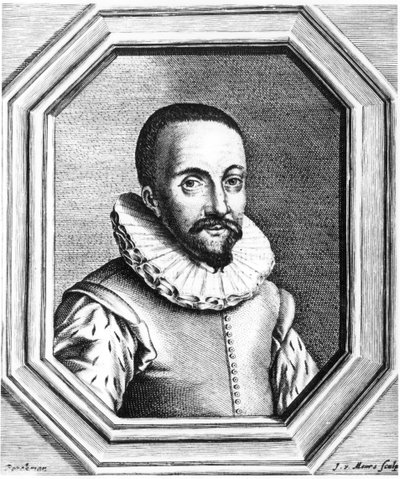 Hans Lippershey, Hollandalı gözlükçü, teleskobun keşfiyle tanınır, 1655 by Unbekannt
