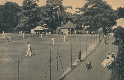 Sert Tenis Kortları, Yukarı Bahçeler, 1929 by Unbekannt