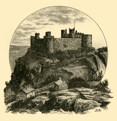 Harlech Kalesi, 1898. by Unbekannt