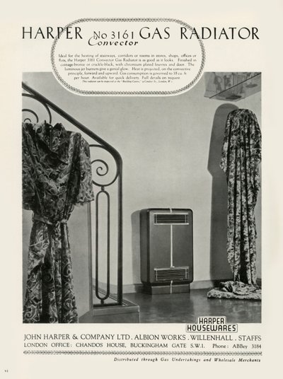 Harper No 3161 Konvektör Gaz Radyatörü - Harper Züccaciye, 1949. by Unbekannt
