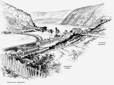 Harpers Feribotu, Batı Virjinya, c1870 by Unbekannt