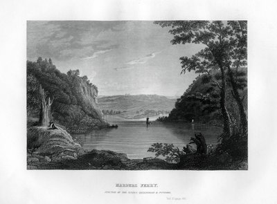 Harpers Feribotu, Shenandoah ve Potomac nehirlerinin kavşağı, Batı Virginia, ABD, 1855 by Unbekannt
