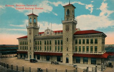 Havana Merkez Tren İstasyonu, Küba, c1912 by Unbekannt