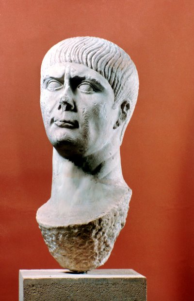 Trajan Başkanı, Roma İmparatoru, MS 98-117 by Unbekannt