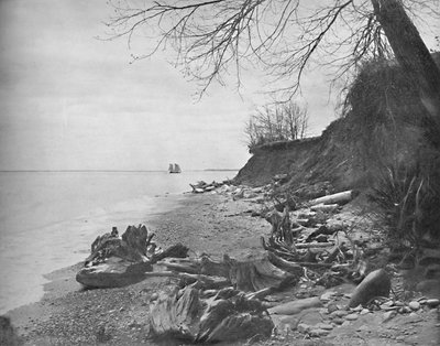 Kıyıya doğru, Michigan Gölü, c1897. by Unbekannt