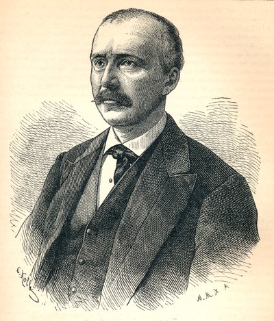 Heinrich Schliemann, 1822-1890, Alman arkeolog, 1893 by Unbekannt
