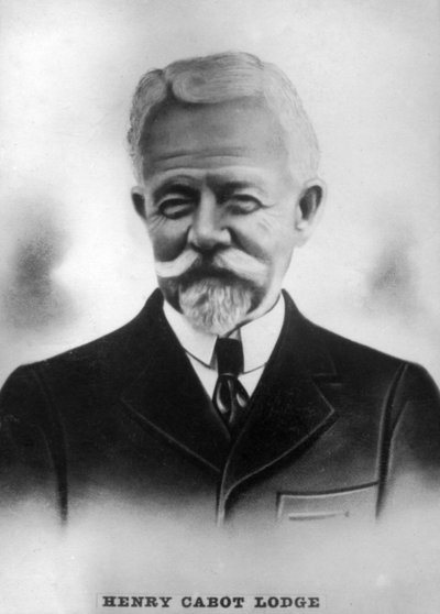 Henry Cabot Slim Lodge 1850-1924, Amerikan Cumhuriyetçi Senatör ve tarihçi, c1910 by Unbekannt