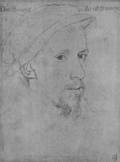 Henry Howard, Surrey Kontu Not Holbein tarafından, 16. yüzyıl 1945 by Unbekannt