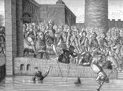 Fransa Kralı IV. Henry Paris'e girerken, 22 Mart 1594 by Unbekannt