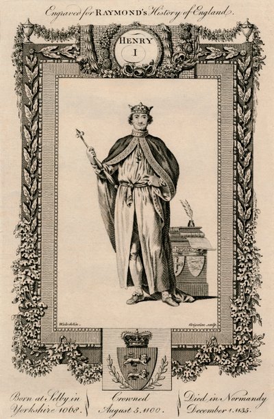 Henry I, 1068-1135, c1787 by Unbekannt