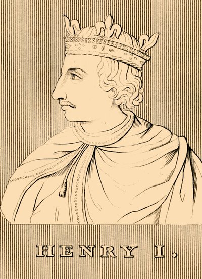 Henry I, c1068-1135, 1830. by Unbekannt