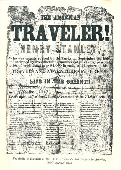 Henry M.Stanley, Amerika