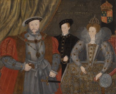 Henry VIII, Elizabeth I ve Edward VI, 1597. by Unbekannt