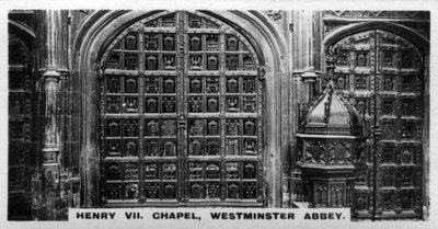 Henry VII Şapeli, Westminster Abbey, Londra, c1920