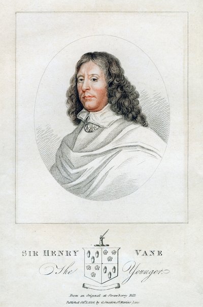 Henry Vane the Younger, devlet adamı ve Parlamento Üyesi, 1814 by Unbekannt