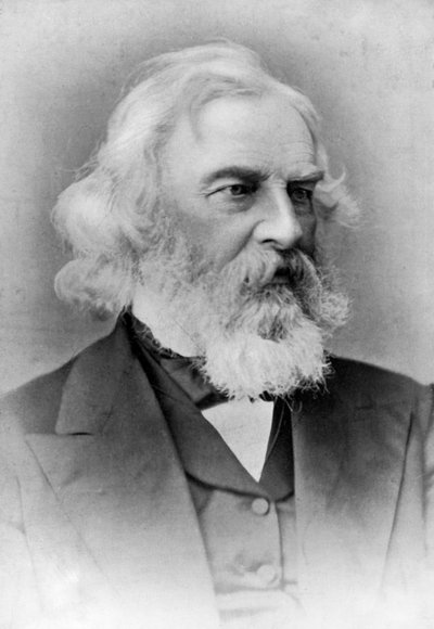 Henry Wadsworth Longfellow, Amerikalı şair ve öğretmen, 19. yüzyılın sonlarında by Unbekannt