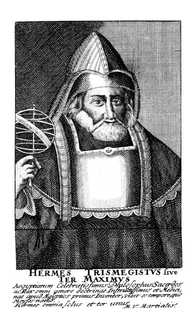 Mısırlı Hermes, simyacı, 17. yüzyıl by Unbekannt