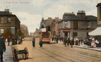 High Street, Portobello, 1913 by Unbekannt