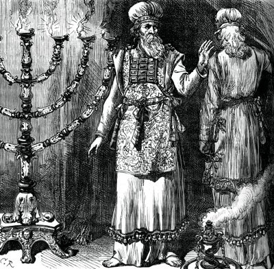 Yüksek rahipler, efod ve keten kaftanları gösteriyor, c1880 by Unbekannt