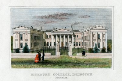 Highbury College, Islington, Londra, 19. yüzyıl ortası by Unbekannt