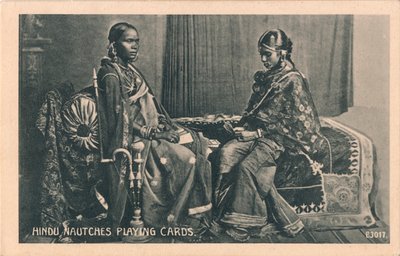 Hindu Nautches Oyun Kağıtları, c1910 by Unbekannt