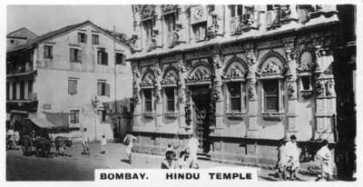Hindu Tapınağı, Bombay, Hindistan, c1925 by Unbekannt