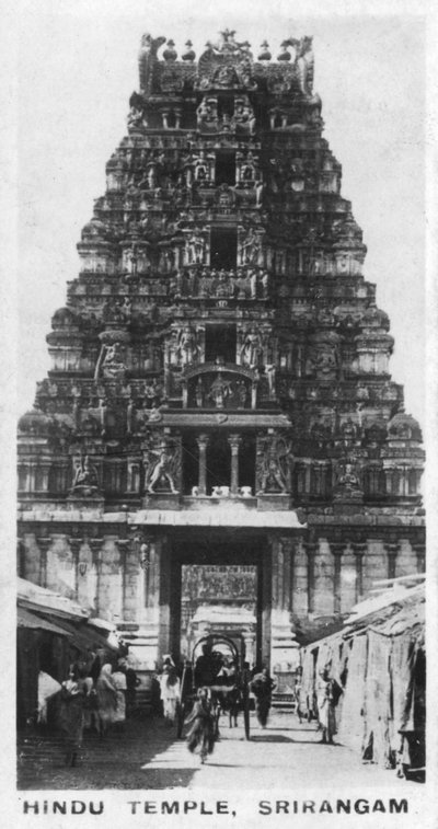 Hindu Tapınağı, Srirangam, Hindistan, c1925 by Unbekannt