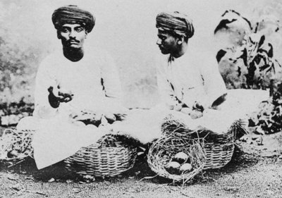 Hindu meyve satıcıları, Hindistan, 20. yüzyıl by Unbekannt