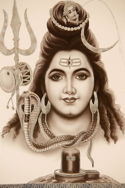 Hindu tanrısı Shiva, Hindistan by Unbekannt