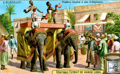 Fillerin sırtındaki Hindu tiyatrosu, c1900 by Unbekannt