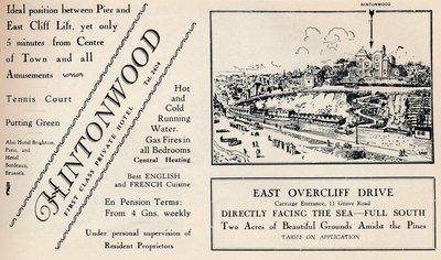 Hintonwood - Birinci Sınıf Özel Otel, 1929 by Unbekannt
