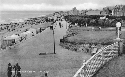 West Parade, Bexhill-on-Sea, Doğu Sussex, c1900s-c1920s