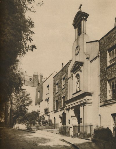 Holly Place, Hampstead Tepesi Kenarında Sessiz Bir Yol, c1935. by Unbekannt