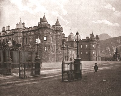 Holyroodhouse, Edinburgh, İskoçya, 1894. by Unbekannt