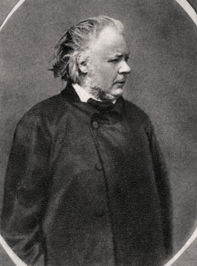 Honore Daumier, Fransız ressam, 1868 by Unbekannt