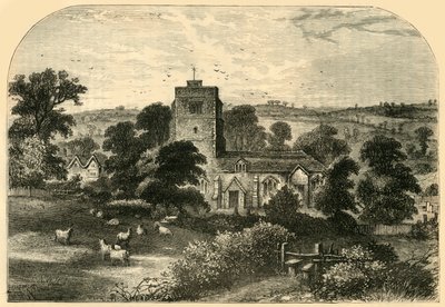 Hornsey Kilisesi 1750, c1876. by Unbekannt