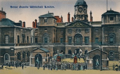 Atlı Muhafızlar Whitehall Londra, c1910. by Unbekannt