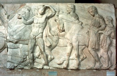 Parthenon frizinden atlılar, MÖ 438-432 by Unbekannt