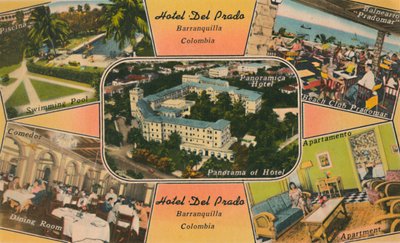 Hotel Del Prado, Barranquilla, Kolombiya, 1940