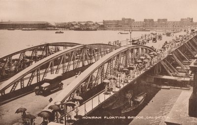 Howrah Yüzer Köprü, Kalküta, c1905 by Unbekannt