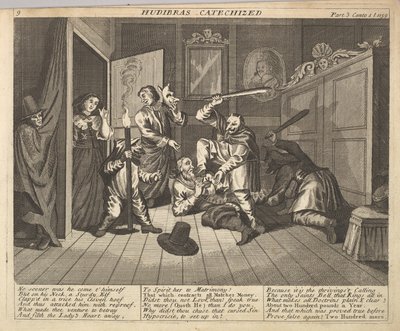 Hudibras Catechized Plate 9: Samuel Butlers