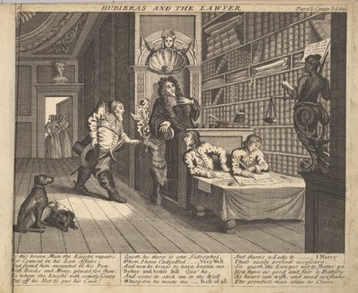 Hudibras ve Avukat Levha 12: Samuel Butlers