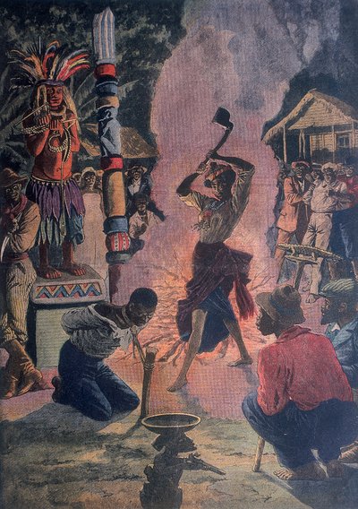 İnsan kurbanı, Lafayette, Louisiana, ABD, 1912 by Unbekannt